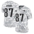 Kieara NE.Patriots #87 Romeo Doubs Player Arctic Camo Salute To Service Limited Game Stitched Jerseys