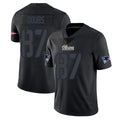 Kieara NE.Patriots #87 Romeo Doubs Player Black Impact LImited Home Game Stitched Jerseys