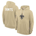 Kieara NO.Saints Gold Pullover Hoodies Limited Blank Player Stitched Jerseys