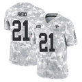 Kieara NO.Saints #21 Justin Reid Player Arctic Camo Salute To Service Limited Game Stitched Jerseys
