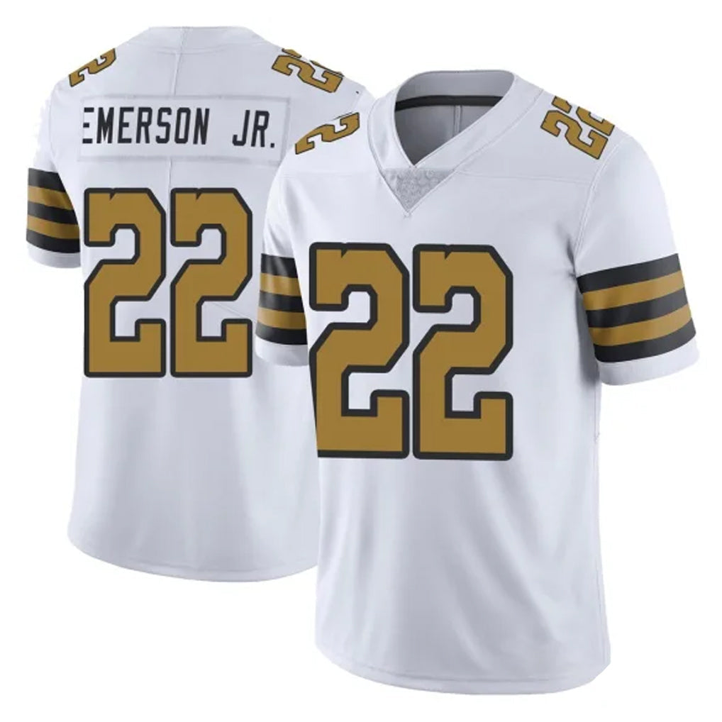 Kieara NO.Saints #22 Martin Emerson Jr. Player White Limited Color Rush Home Game Stitched Jerseys
