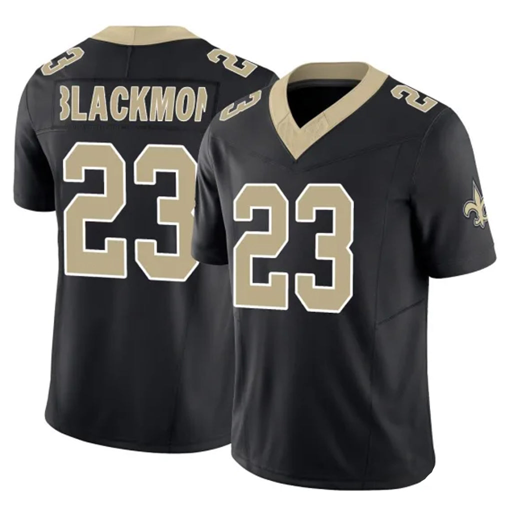 Kieara NO.Saints #23 Julian Blackmon Player Black Limited Vapor F.U.S.E. Home Game Stitched Jerseys