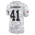 Kieara NO.Saints #41 Alvin Kamara Player Arctic Camo Salute to Service Limited Stitched Jerseys
