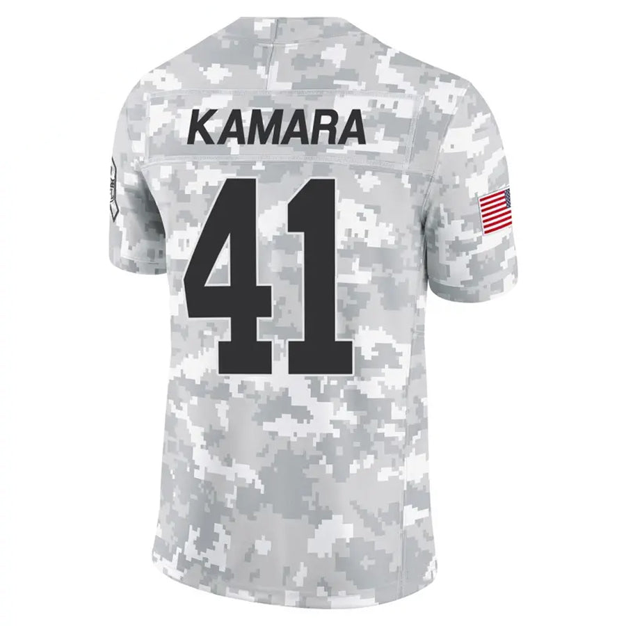 Kieara NO.Saints #41 Alvin Kamara Player Arctic Camo Salute to Service Limited Stitched Jerseys