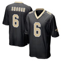 Kieara NO.Saints #6 Tyler Shough Player Black Home Game Stitched Jerseys