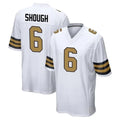 Kieara NO.Saints #6 Tyler Shough Player White Alternate Home Game Stitched Jerseys