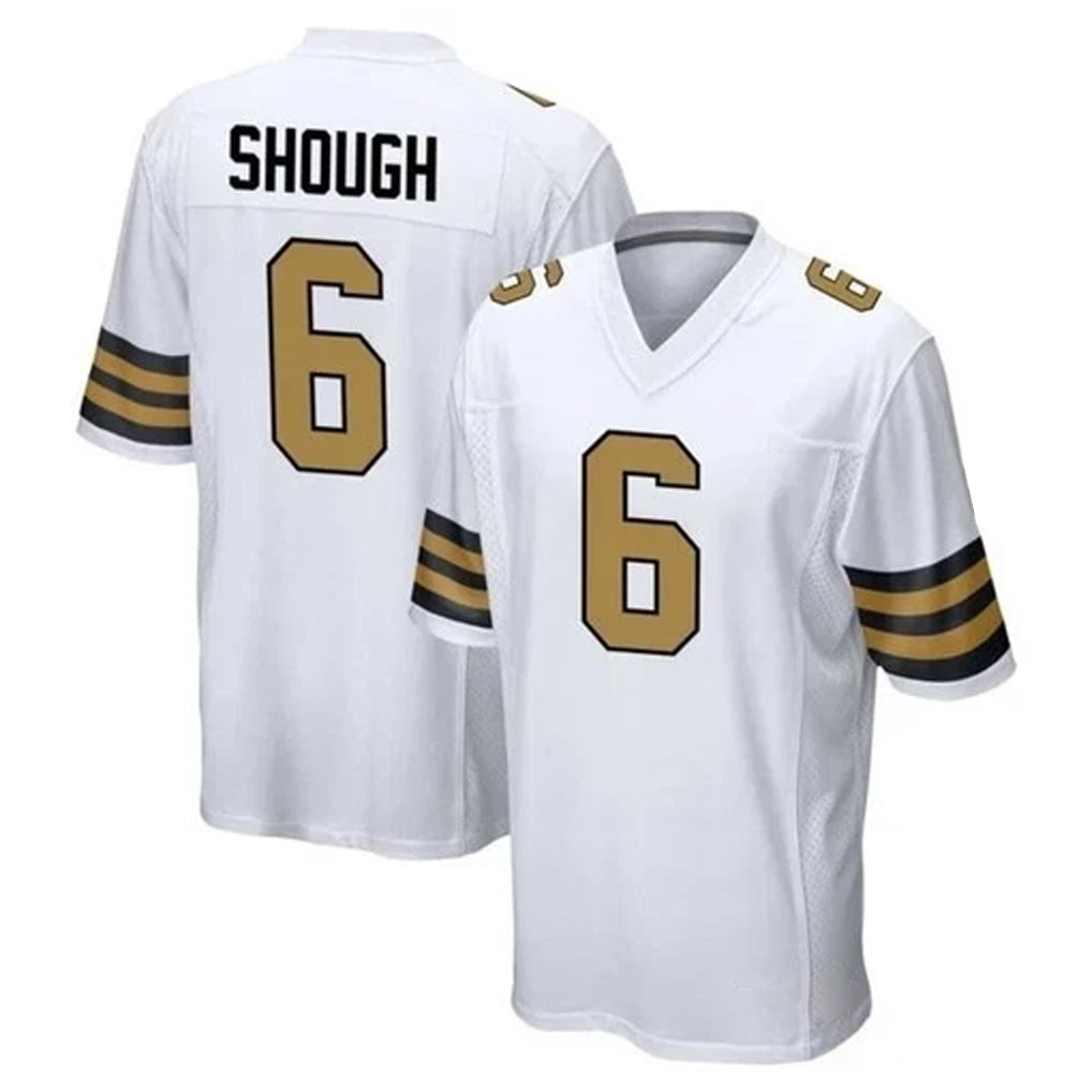 Kieara NO.Saints #6 Tyler Shough Player White Alternate Home Game Stitched Jerseys