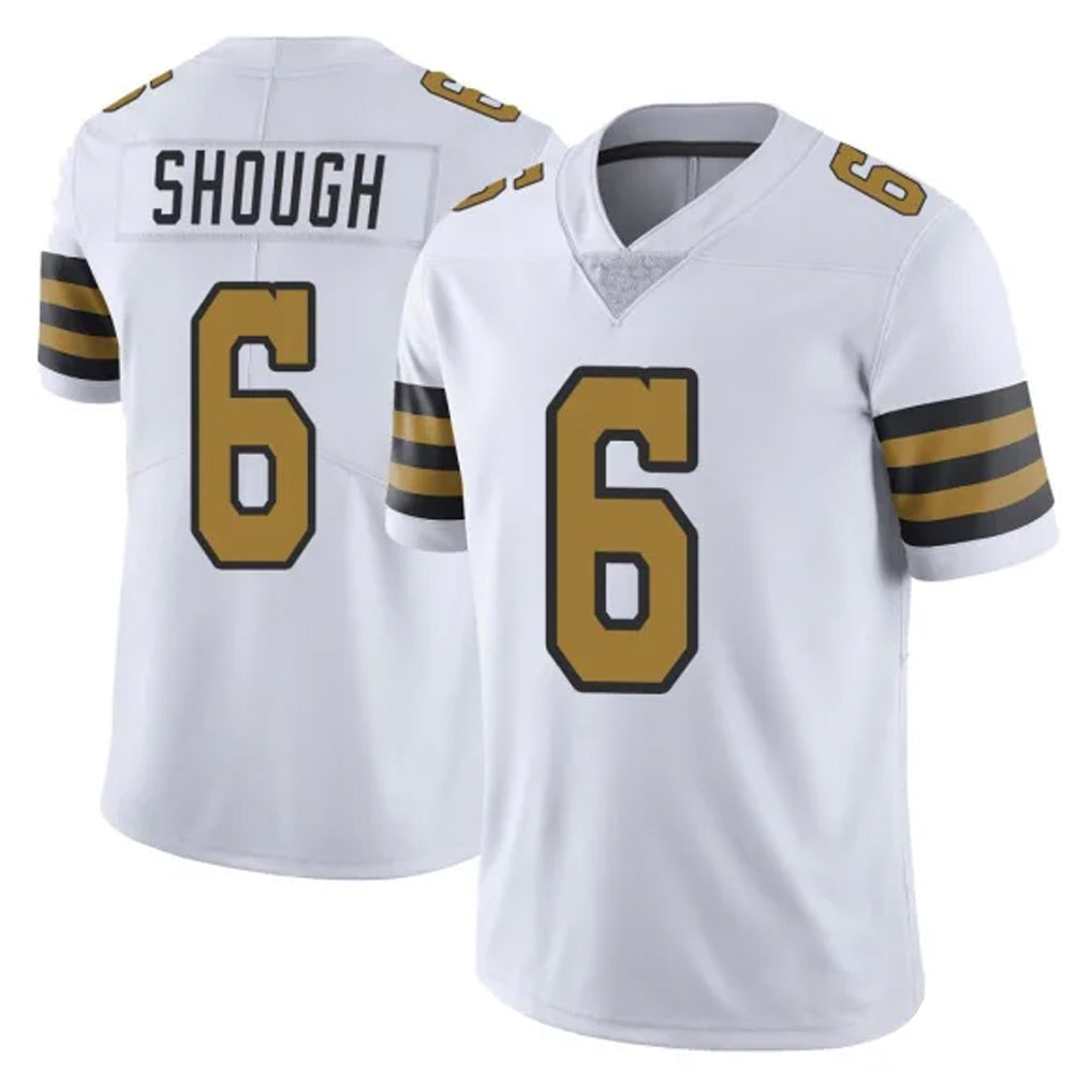 Kieara NO.Saints #6 Tyler Shough Player White Limited Color Rush Home Game Stitched Jerseys