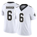 Kieara NO.Saints #6 Tyler Shough Player White Limited Vapor F.U.S.E. Home Game Stitched Jerseys