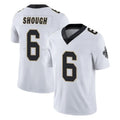 Kieara NO.Saints #6 Tyler Shough Player White Limited Vapor Untouchable Home Game Stitched Jerseys
