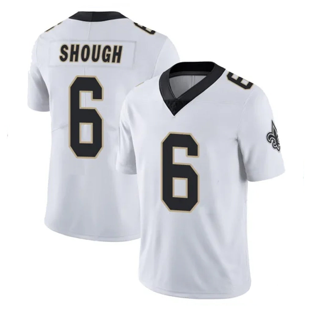 Kieara NO.Saints #6 Tyler Shough Player White Limited Vapor Untouchable Home Game Stitched Jerseys