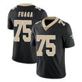 Kieara NO.Saints #75 Taliese Fuaga Player Black Limited Vapor Untouchable Home Game Stitched Jerseys