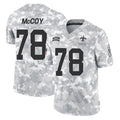 Kieara NO.Saints #78 Erik McCoy Player Arctic Camo Salute To Service Limited Game Stitched Jerseys
