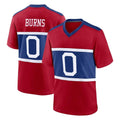 Kieara NY.Giants #0 Brian Burns Player Red Century Home Game Stitched Jerseys