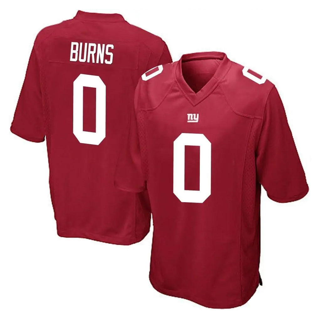 Kieara NY.Giants #0 Brian Burns Player Red Home Game Stitched Jerseys
