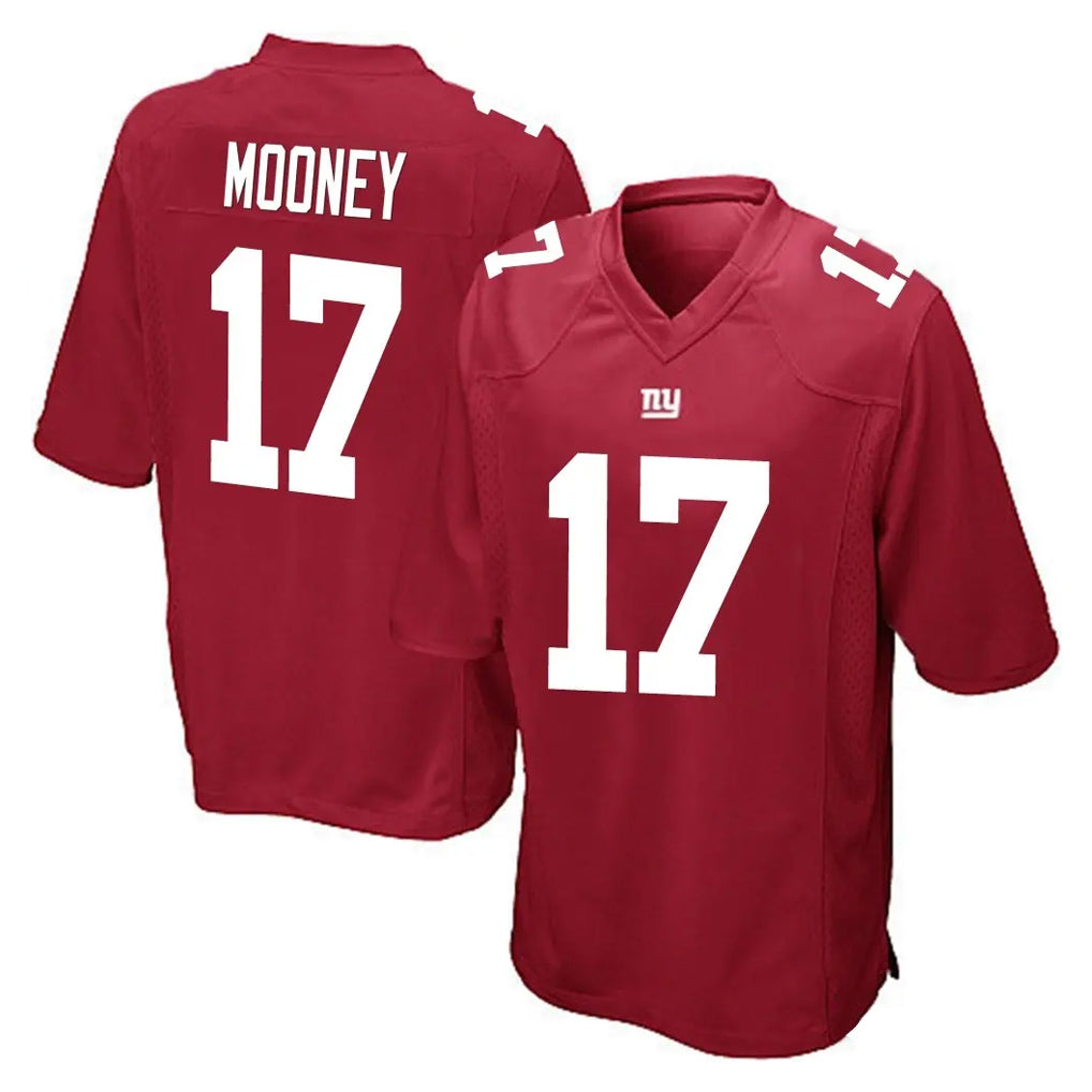 Kieara NY.Giants #17 Darnell Mooney Player Red Home Game Stitched Jerseys