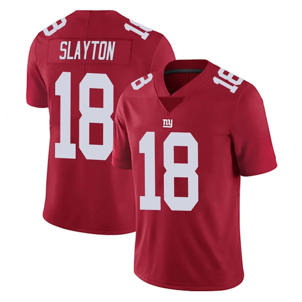 Kieara NY.Giants #18 Darius Slayton Player Red Limited Vapor Untouchable Home Game Stitched Jerseys