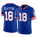 Kieara NY.Giants #18 Darius Slayton Player Royal Classic Vapor Home Game Stitched Jerseys