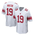 Kieara NY.Giants #19 Jameis Winston Player White Home Game Stitched Jerseys