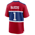 Kieara NY.Giants #1 Malik Nabers Century Red Alternate Stitched Jerseys