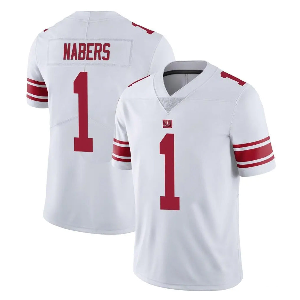 Kieara NY.Giants #1 Malik Nabers Player White Limited Vapor Untouchable Home Game Stitched Jerseys
