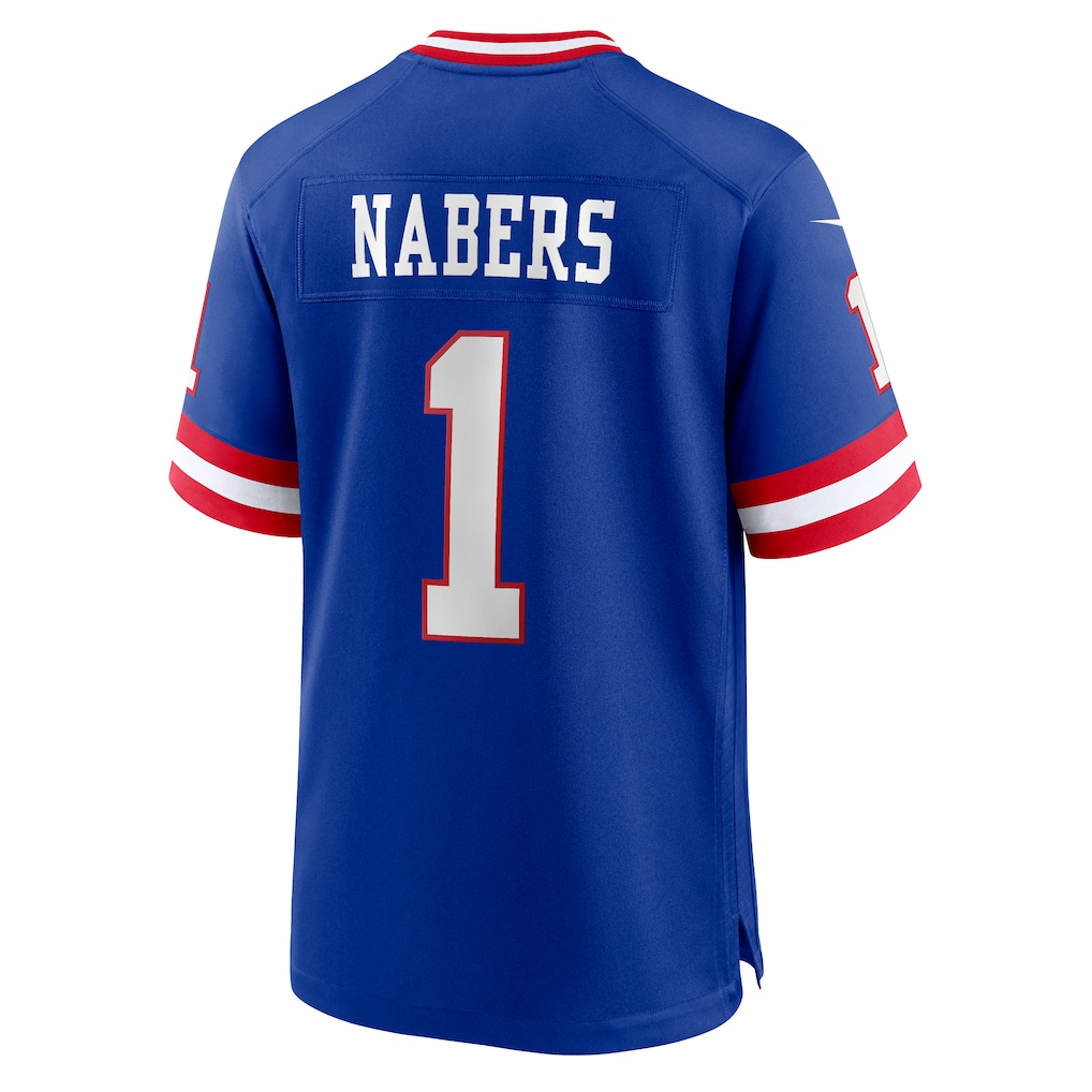 Kieara NY.Giants #1 Malik Nabers Royal Game Player Stitched Jerseys