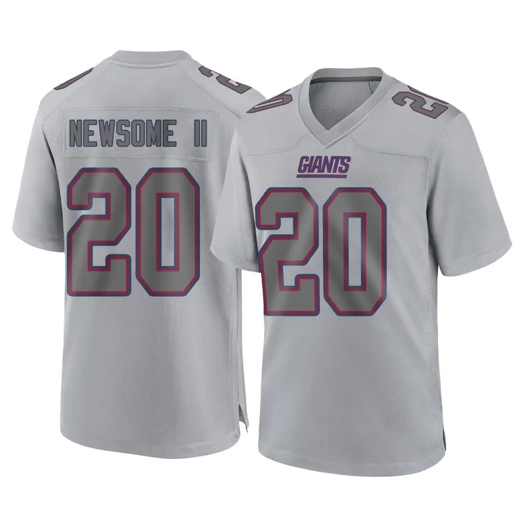Kieara NY.Giants #20 Greg Newsome II Player Gray Atmosphere Fashion Limited Game Stitched Jerseys