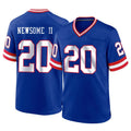 Kieara NY.Giants #20 Greg Newsome II Player Royal Classic Home Game Stitched Jerseys