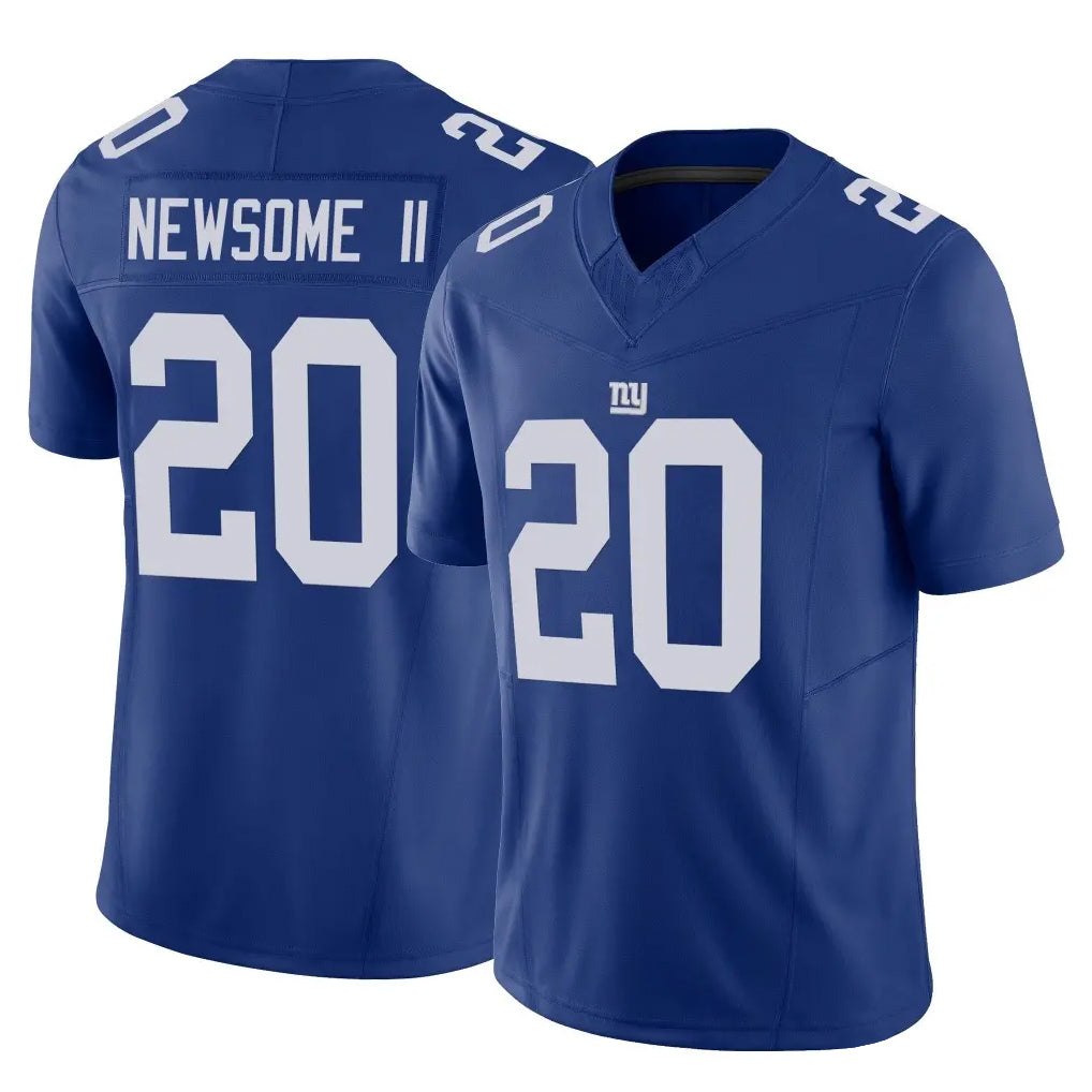 Kieara NY.Giants #20 Greg Newsome II Player Royal Limited Vapor F.U.S.E. Home Game Stitched Jerseys