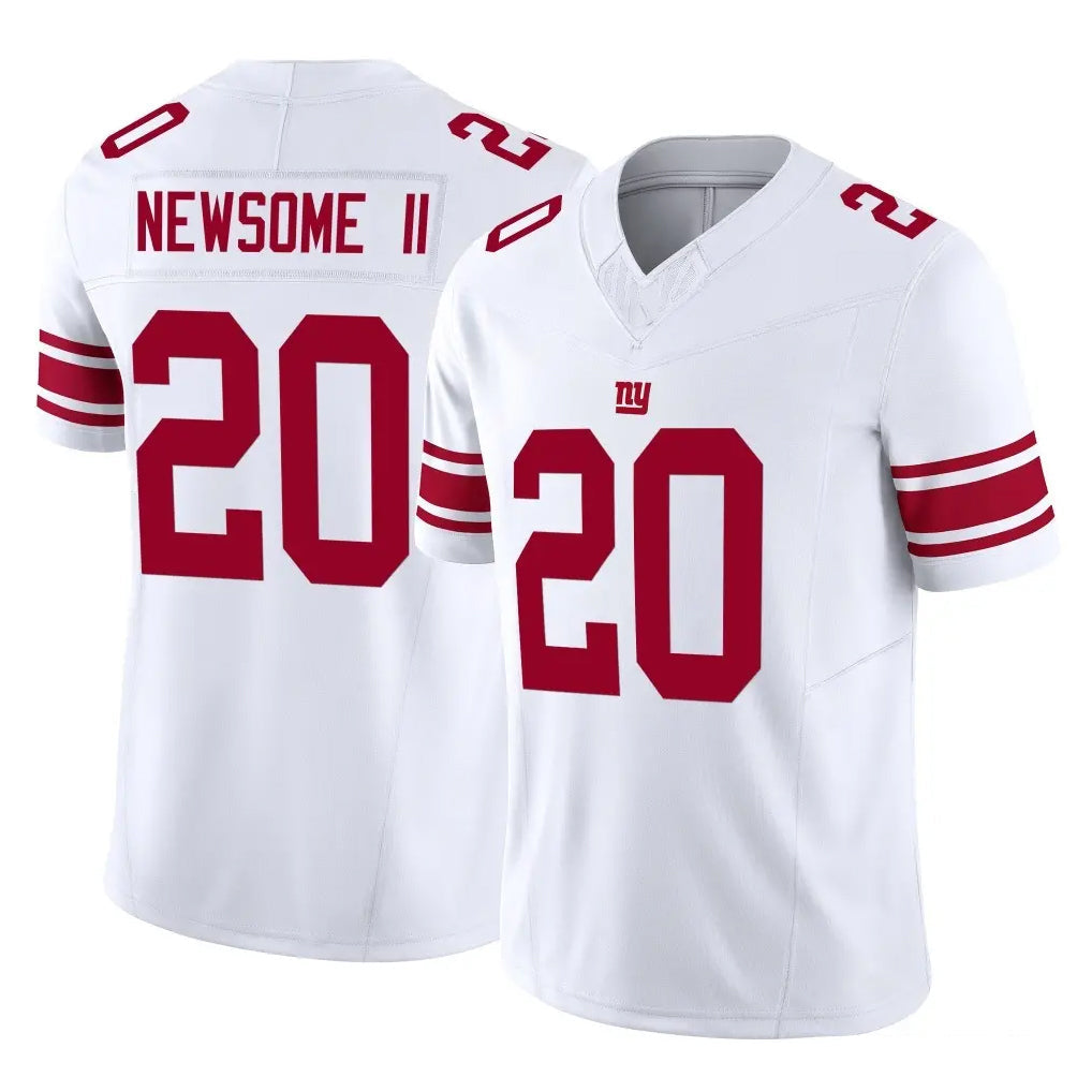 Kieara NY.Giants #20 Greg Newsome II Player White Limited Vapor F.U.S.E. Home Game Stitched Jerseys