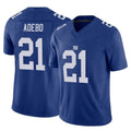 Kieara NY.Giants #21 Paulson Adebo Player Royal Limited Vapor F.U.S.E. Home Game Stitched Jerseys