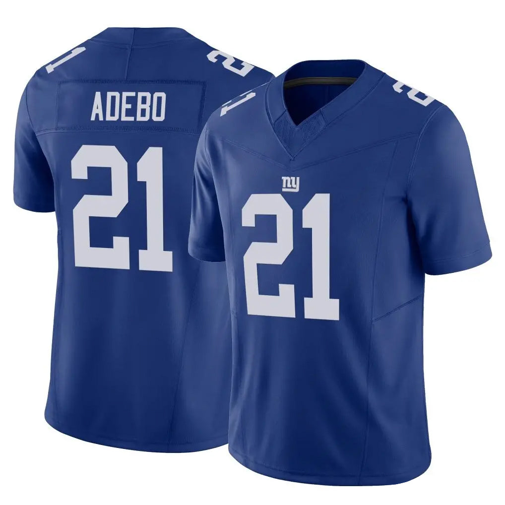 Kieara NY.Giants #21 Paulson Adebo Player Royal Limited Vapor F.U.S.E. Home Game Stitched Jerseys