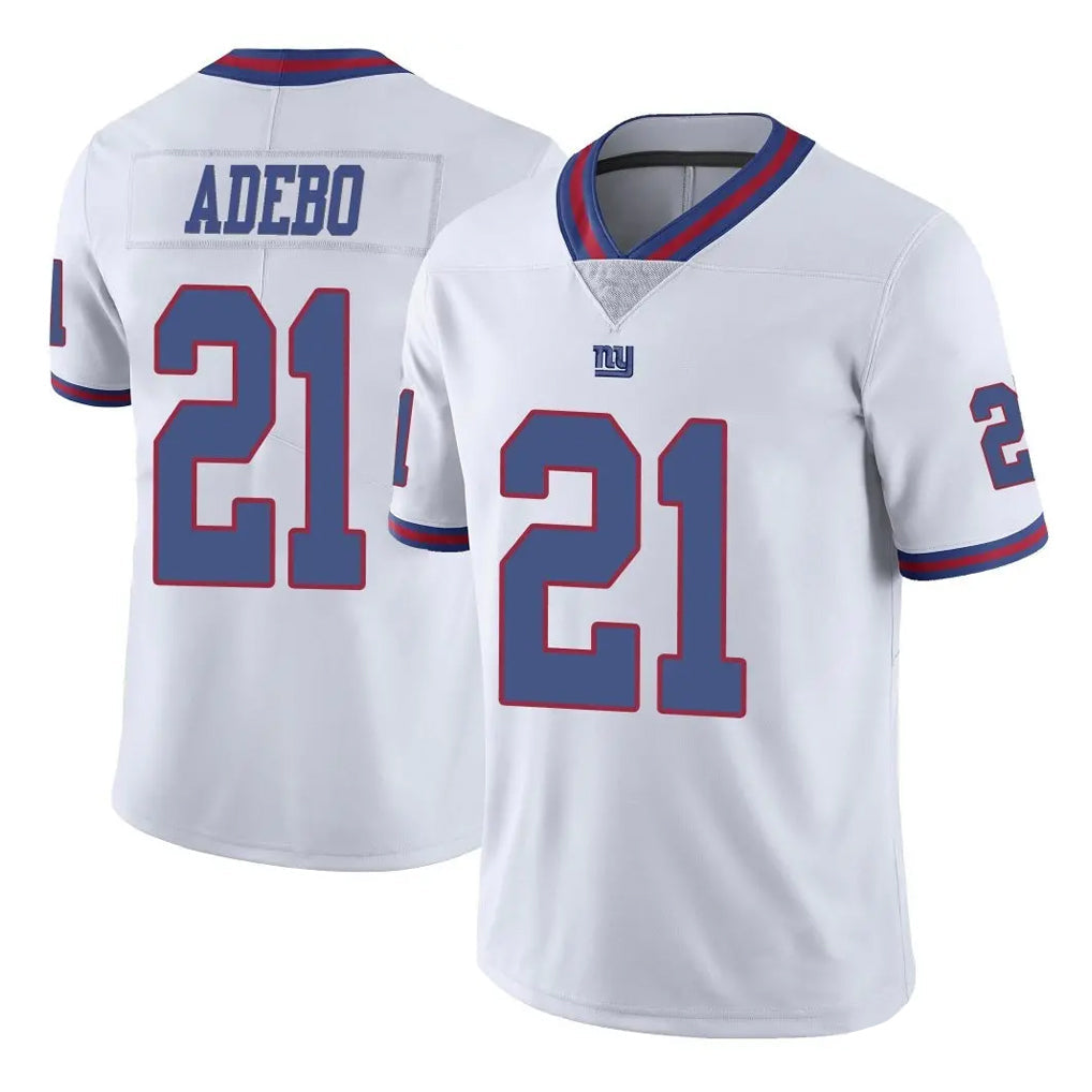 Kieara NY.Giants #21 Paulson Adebo Player White Color Rush Home Game Stitched Jerseys