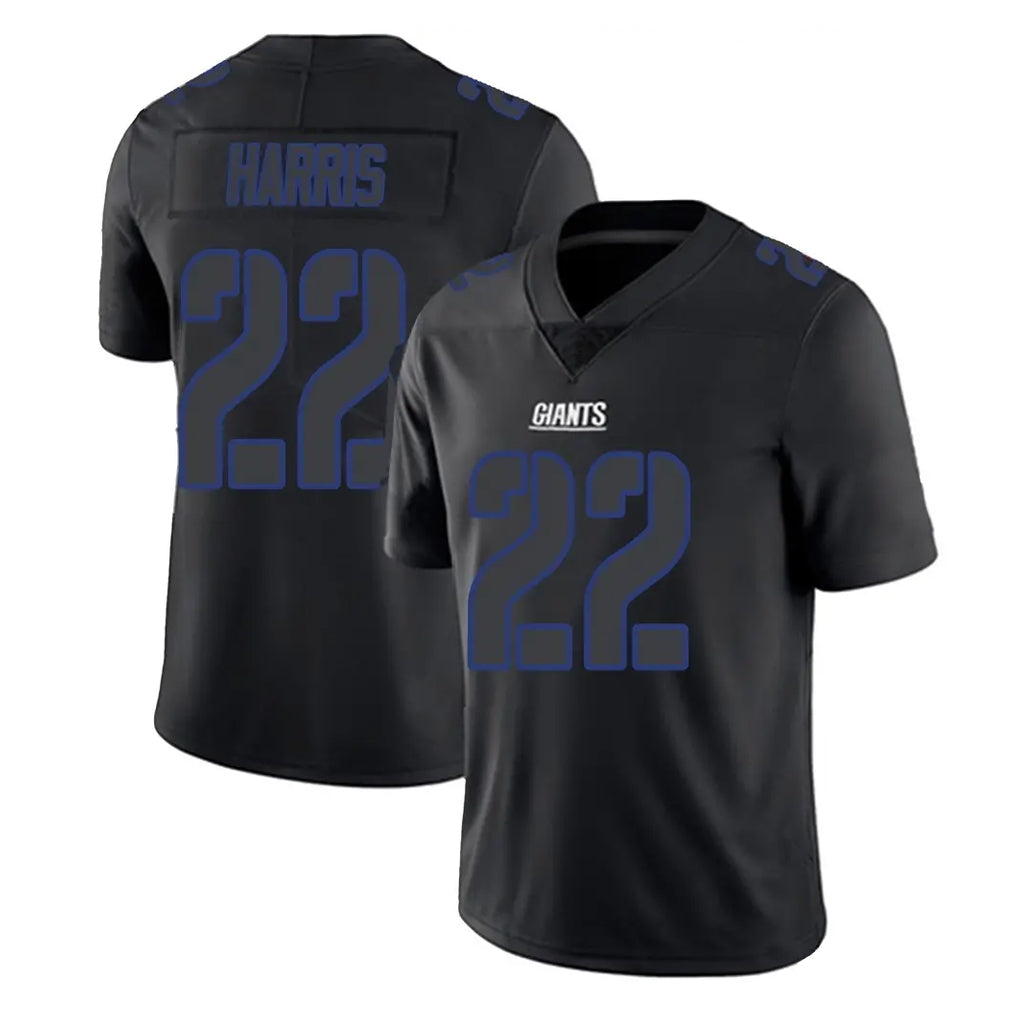 Kieara NY.Giants #22 Najee Harris Player Black Impact Limited Home Game Stitched Jerseys