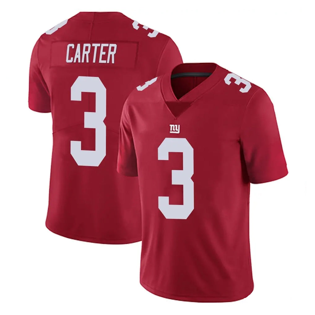 Kieara NY.Giants #3 Abdul Carter Player Red Limited Vapor Untouchable Home Game Stitched Jerseys
