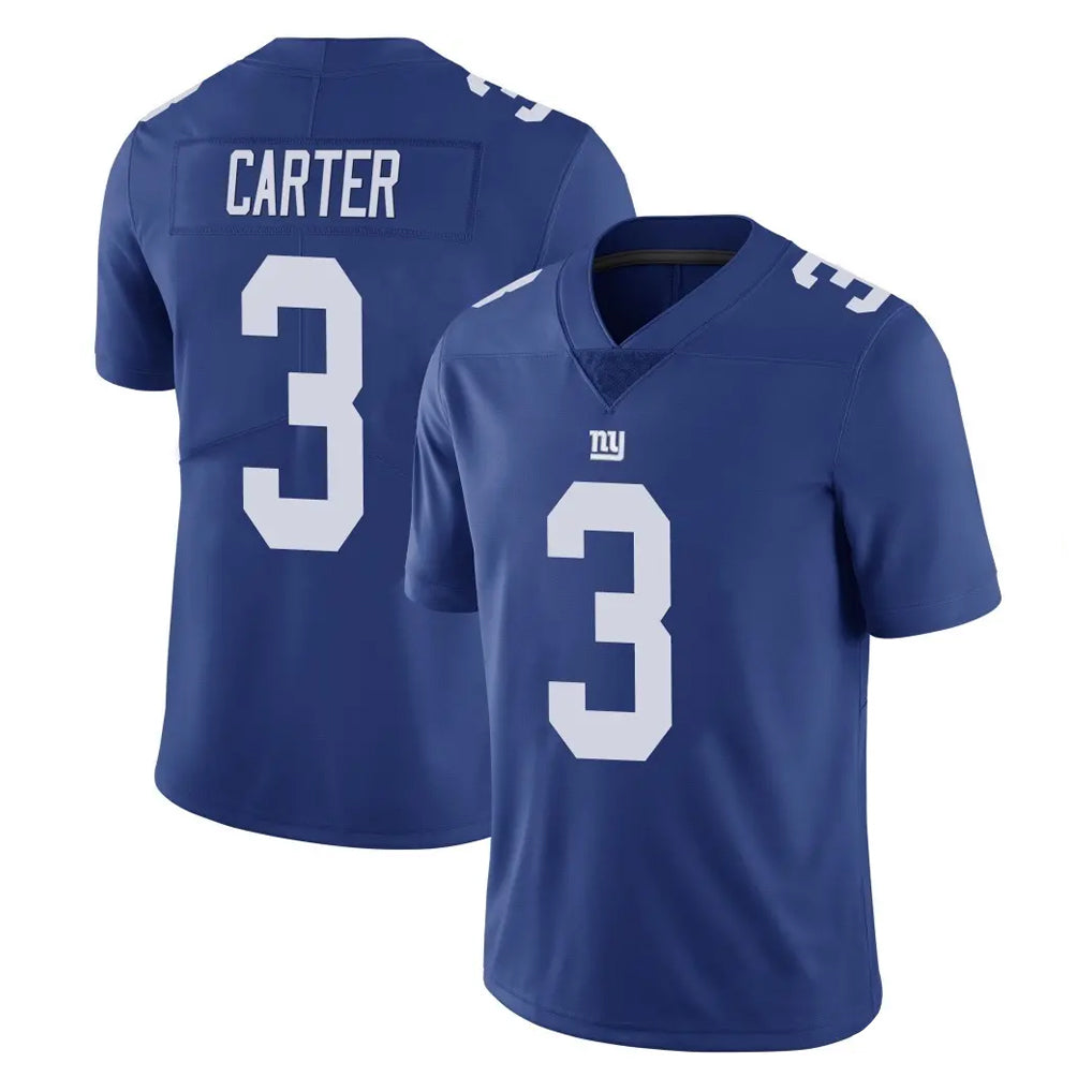 Kieara NY.Giants #3 Abdul Carter Player Royal Limited Vapor Untouchable Home Game Stitched Jerseys