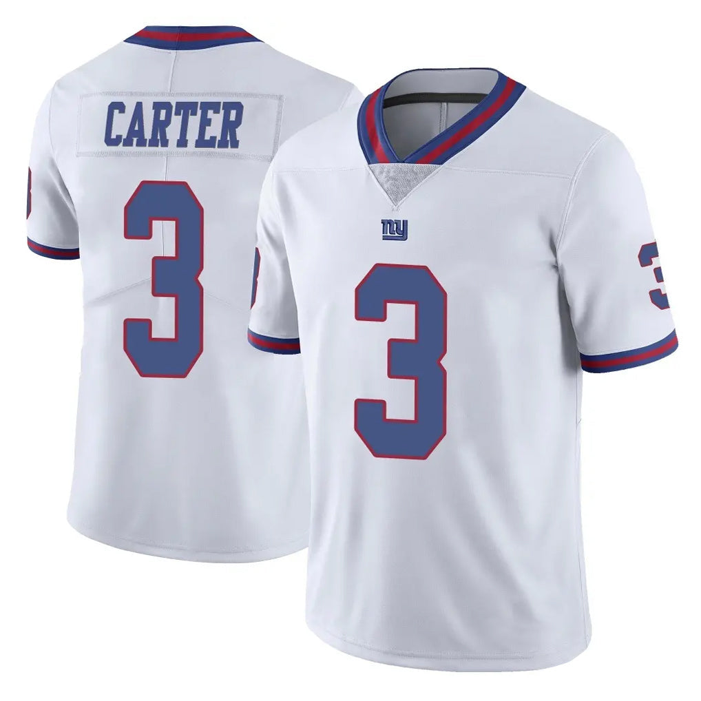 Kieara NY.Giants #3 Abdul Carter Player White Color Rush Home Game Stitched Jerseys