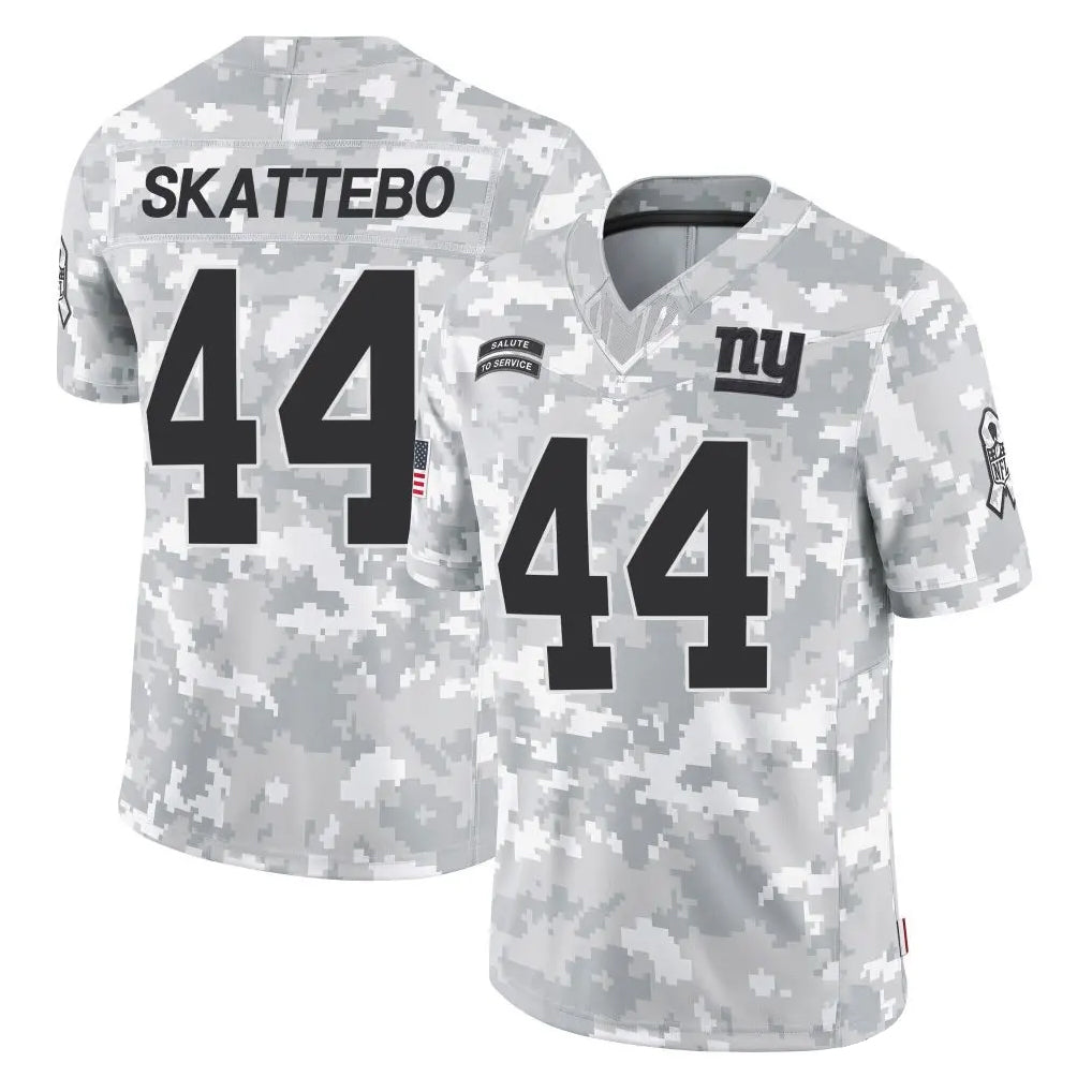 Kieara NY.Giants #44 Cam Skattebo Player Arctic Camo Salute To Service Limited Game Stitched Jerseys