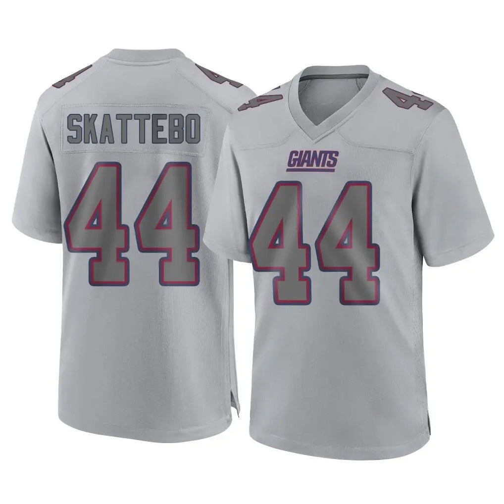 Kieara NY.Giants #44 Cam Skattebo Player Gray Atmosphere Fashion Limited Game Stitched Jerseys