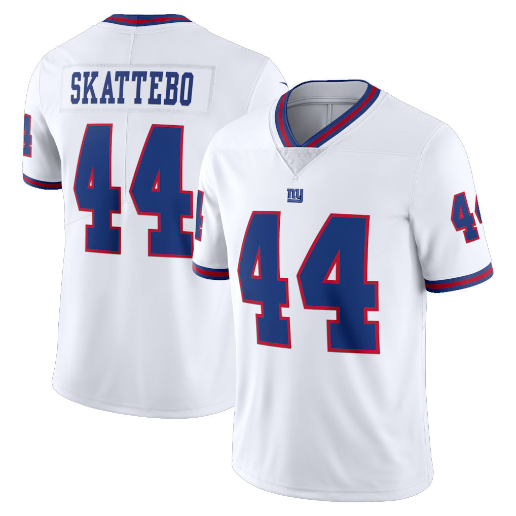 Kieara NY.Giants #44 Cam Skattebo Player White Color Rush Home Game Stitched Jerseys