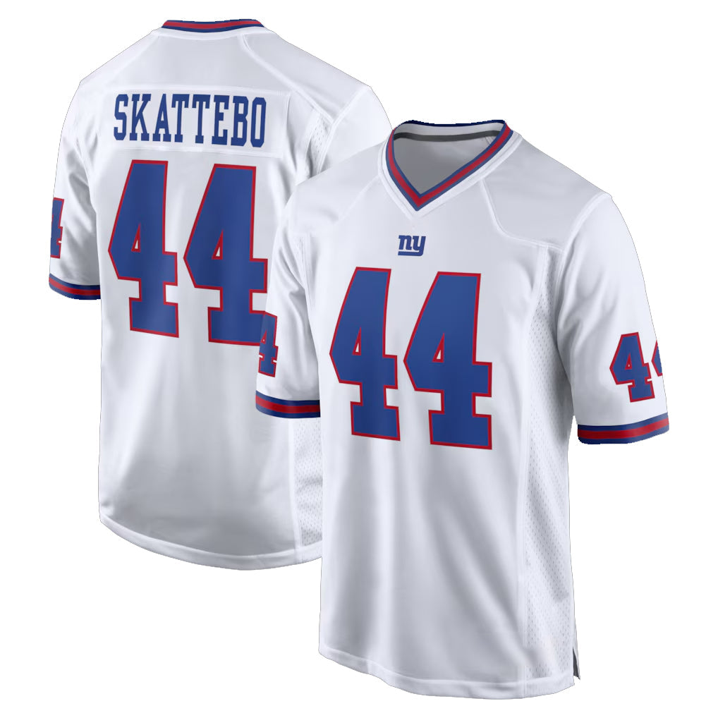 Kieara NY.Giants #44 Cam Skattebo Player White Game Home Stitched Jerseys