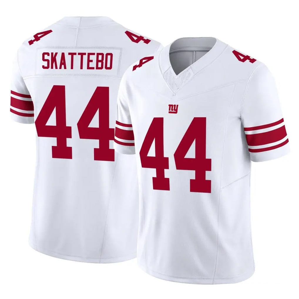 Kieara NY.Giants #44 Cam Skattebo Player White Limited Vapor F.U.S.E. Home Game Stitched Jerseys