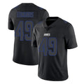 Kieara NY.Giants #49 Tremaine Edmunds Player Black Impact Limited Home Game Stitched Jerseys