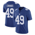 Kieara NY.Giants #49 Tremaine Edmunds Player Royal Limited Vapor Untouchable Home Game Stitched Jerseys