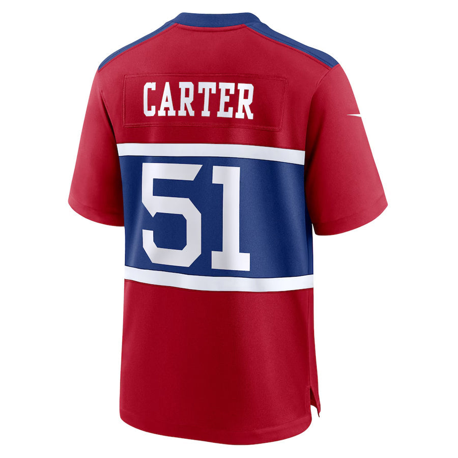 Kieara NY.Giants #51 Abdul Carter Player Red Home Game Stitched Jerseys