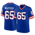 Kieara NY.Giants #65 Francis Mauigoa Player Royal Classic Home Game Stitched Jerseys
