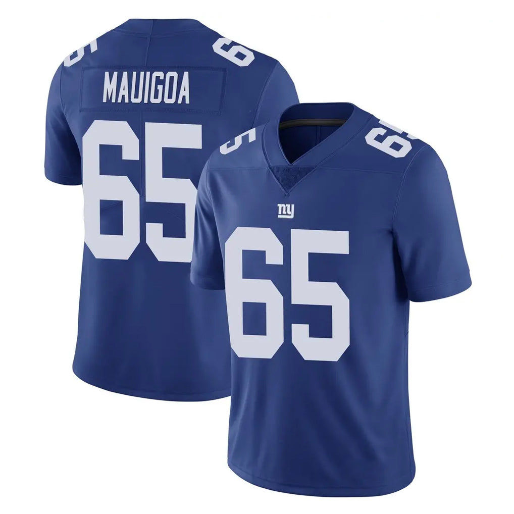 Kieara NY.Giants #65 Francis Mauigoa Player Royal Limited Vapor Untouchable Home Game Stitched Jerseys