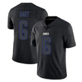Kieara NY.Giants #6 Jaxson Dart Player Black Impact Limited Home Game Stitched Jerseys