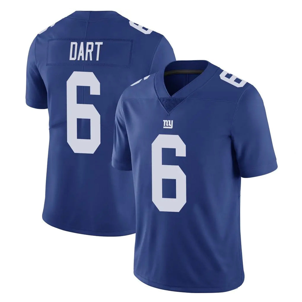 Kieara NY.Giants #6 Jaxson Dart Player Royal Limited Vapor Untouchable Home Game Stitched Jerseys