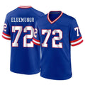 Kieara NY.Giants #72 Jermaine Eluemunor Player Royal Classic Home Game Stitched Jerseys
